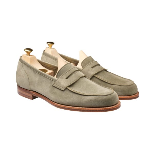 Lilou Pistachio Calf Suede